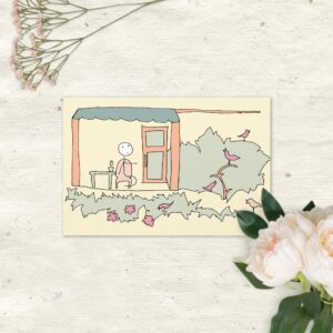 Sadbook Birdsong — Greeting card