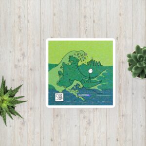 Sadbook Great Wave Sticker